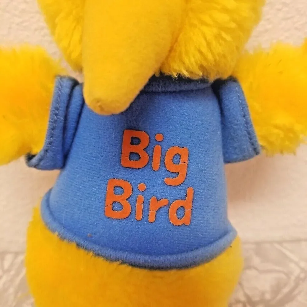 SESAME STREET 1980'S Hasbro Softies BIG BIRD 10